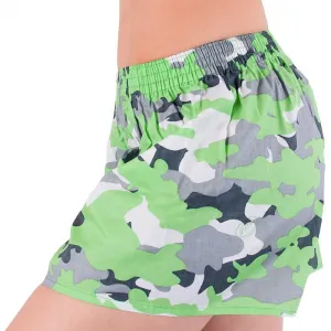 Dámske trenky Styx art klasická guma zelený maskáč (K559) M, trenírky