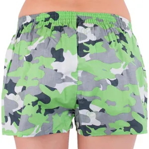 Dámske trenky Styx art klasická guma zelený maskáč (K559) M, trenírky