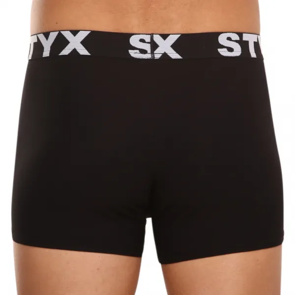 Pánske boxerky Styx športová guma čierne (G960) M, trenky