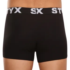 Pánske boxerky Styx športová guma čierne (G960) M, trenky