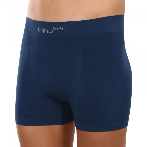 Pánske boxerky Gino bezšvové bambusové petrol (54004) M, trenky