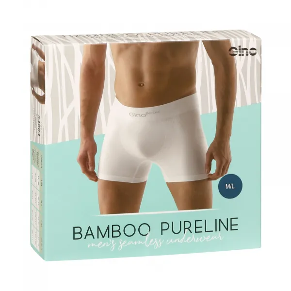 Pánske boxerky Gino bezšvové bambusové petrol (54004) M, trenky