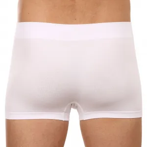 Pánske boxerky Gino bezšvové bambusové biele (53004) S, trenky