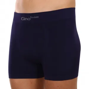 Pánske boxerky Gino bezšvové bambusové modré (54004) S, trenky