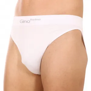 Pánske slipy Gino bambusové biele (50003) S