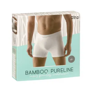 Pánske boxerky Gino bambusové bezšvové sivé (54004) S, trenky