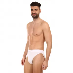 Pánske slipy Gino bambusové biele (50003) S