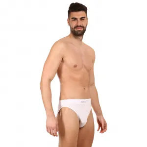 Pánske slipy Gino bambusové biele (50003) S