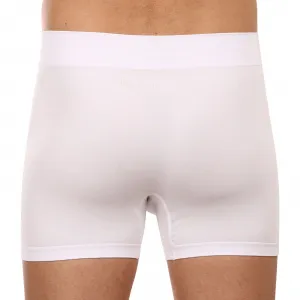 Pánske boxerky Gino bezšvové bambusové biele (54004) L, trenky