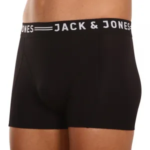 3PACK pánske boxerky Jack and Jones čierne (12081832 - black/black) M, trenky