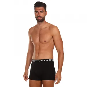 3PACK pánske boxerky Jack and Jones čierne (12081832 - black/black) M, trenky