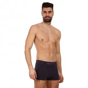 Pánske boxerky Gino bezšvové bambusové sivé (53004) M, trenky