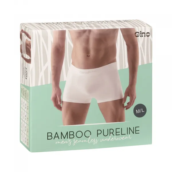 Pánske boxerky Gino bezšvové bambusové sivé (53004) M, trenky