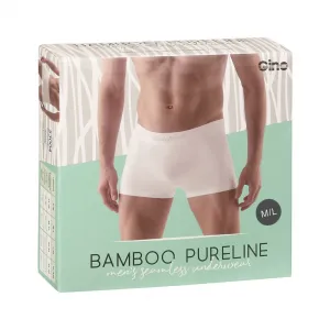 Pánske boxerky Gino bezšvové bambusové sivé (53004) M, trenky