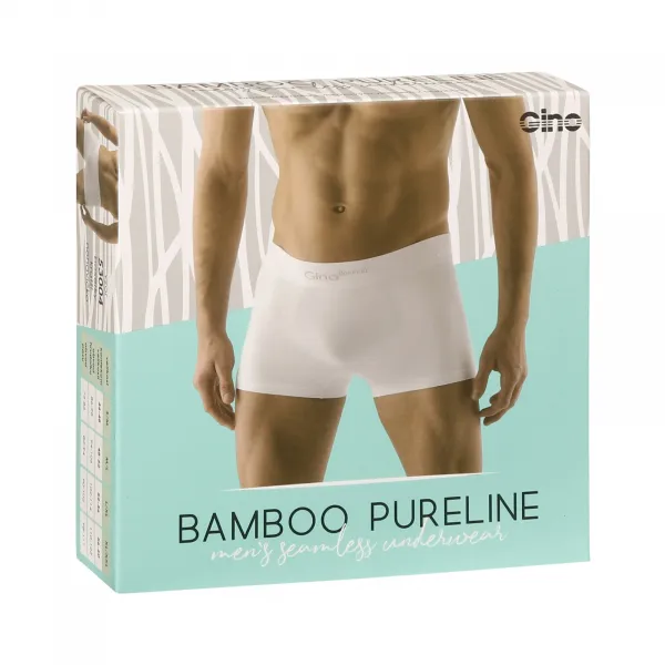 Pánske boxerky Gino bezšvové bambusové petrol (53004) M, trenky