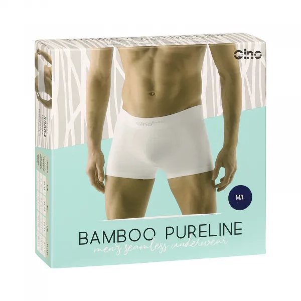 Pánske boxerky Gino bezšvové bambusové modré (53004) M, trenky