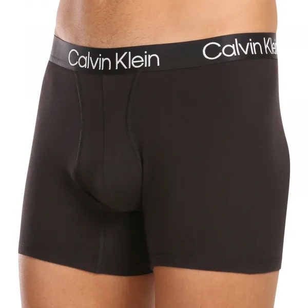 3PACK pánske boxerky Calvin Klein čierne (NB2971A-7VI) S, trenky