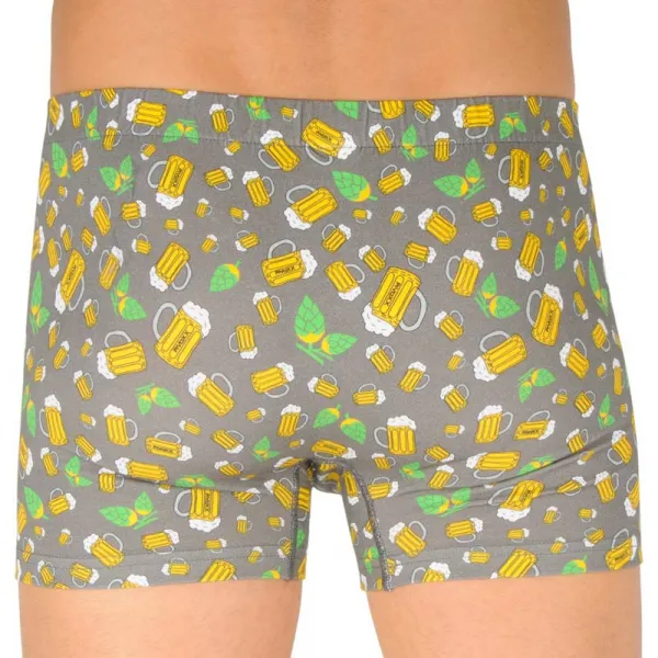 Pánske boxerky VoXX viacfarebné (Kevin-pivo/malé sivé) L, trenky