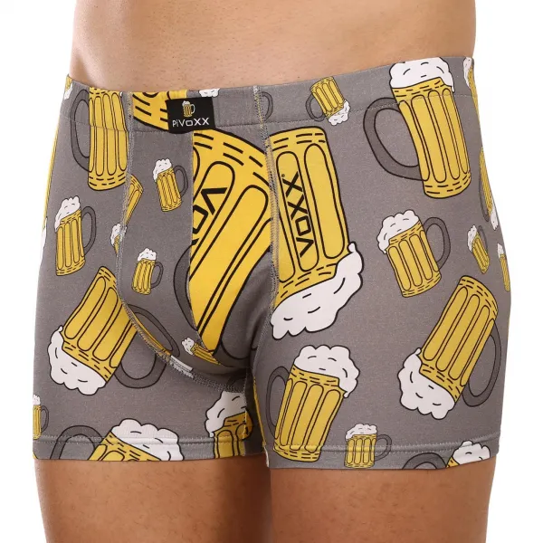 Pánske boxerky VoXX viacfarebné (Kevin-pivo/veľké sivé) M, trenky