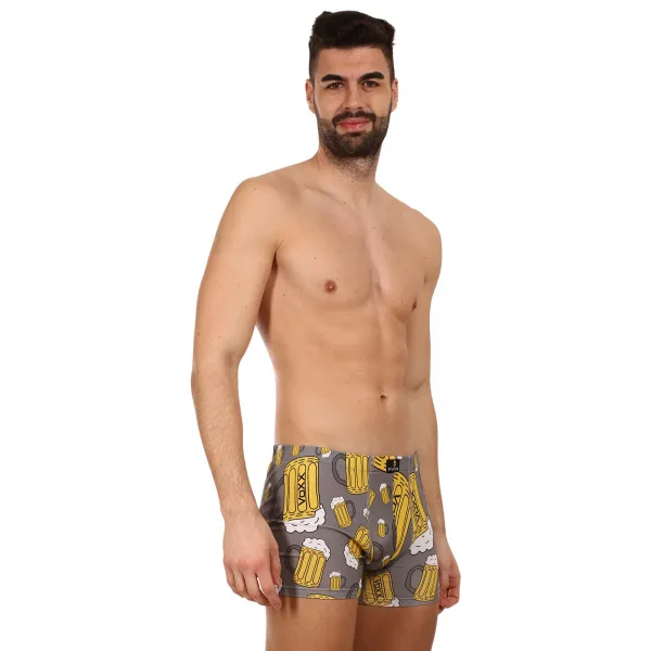 Pánske boxerky VoXX viacfarebné (Kevin-pivo/veľké sivé) M, trenky