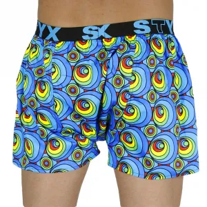 Pánske trenky Styx art športová guma kruhy (B1151) M, trenírky