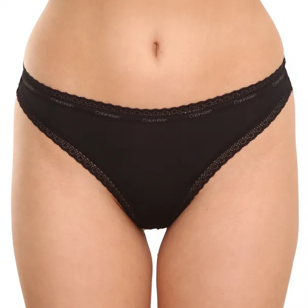 3PACK dámske tangá Calvin Klein viacfarebné (QD3802E-FIY) M