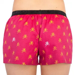 Dámske trenky Represent small bones vínové (R0W-BOX-0704) M, trenírky