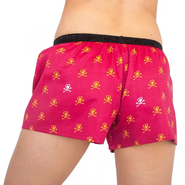 Dámske trenky Represent small bones vínové (R0W-BOX-0704) M, trenírky