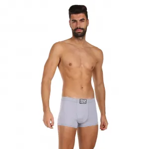 Pánske boxerky Styx klasická guma svetlo sivé (Q1067) M, trenky