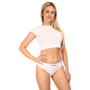 Dámske tangá Calvin Klein biela (F3786E-100) L