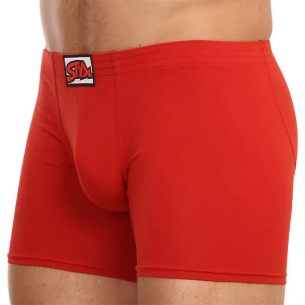 Pánske boxerky Styx long klasická guma červené (F1064) M, trenky