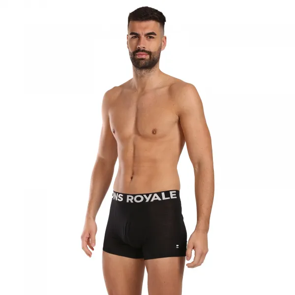 Pánske boxerky Mons Royale čierne (100087-1169-001) S, trenky