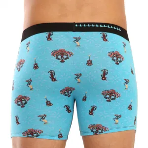 Pánske boxerky 69SLAM fit bamboo day of the dead  (MPBDOF-BB) M, trenky