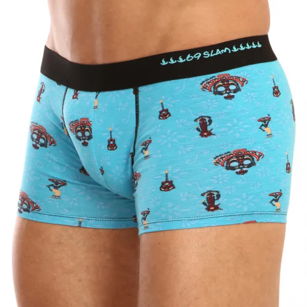 Pánske boxerky 69SLAM hip bamboo day of the dead (MHBDOF-BB) M, trenky