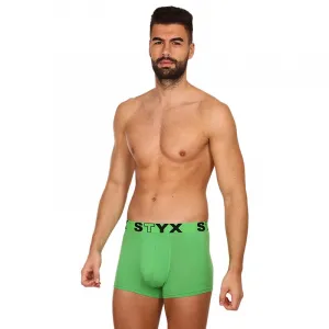Pánske boxerky Styx športová guma zelené (G1069) M, trenky