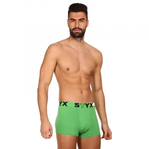 Pánske boxerky Styx športová guma zelené (G1069) M, trenky
