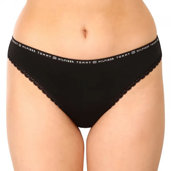 3PACK dámske nohavičky Tommy Hilfiger čierne (UW0UW02825 0R7) M