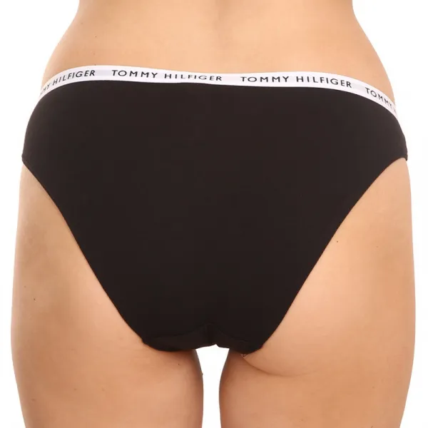 3PACK dámske nohavičky Tommy Hilfiger čierne (UW0UW02828 0R7) M