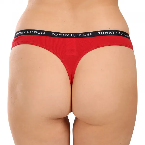 3PACK dámske tangá Tommy Hilfiger viacfarebná (UW0UW02829 0WS) S