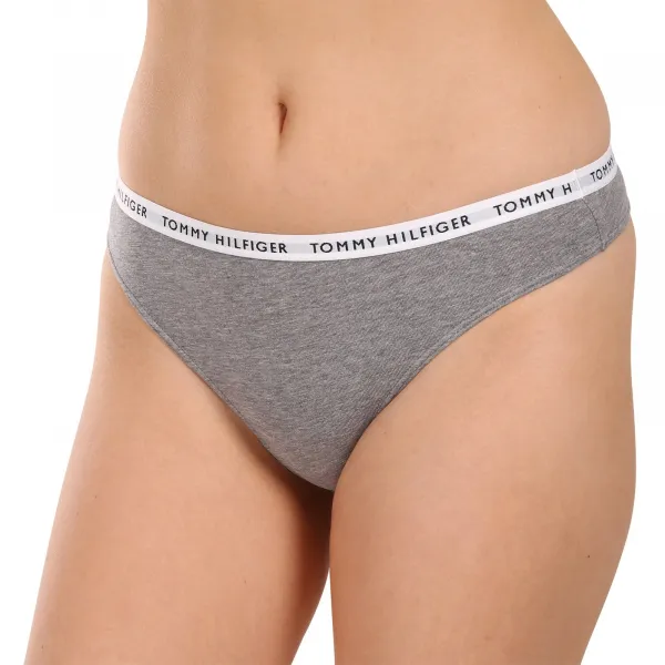 3PACK dámske tangá Tommy Hilfiger viacfarebná (UW0UW02829 0TF) L