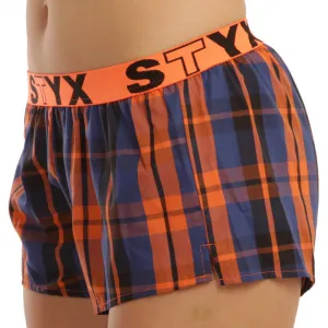 3PACK dámske trenky Styx športová guma viacfarebné (T8132628) M, trenírky