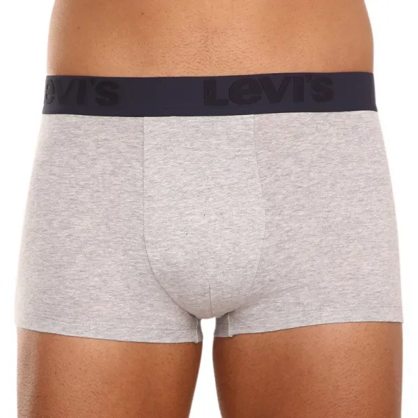 3PACK pánske boxerky Levis sivé (905042001 015) M, trenky
