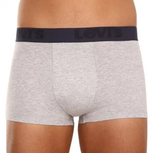 3PACK pánske boxerky Levis sivé (905042001 015) M, trenky