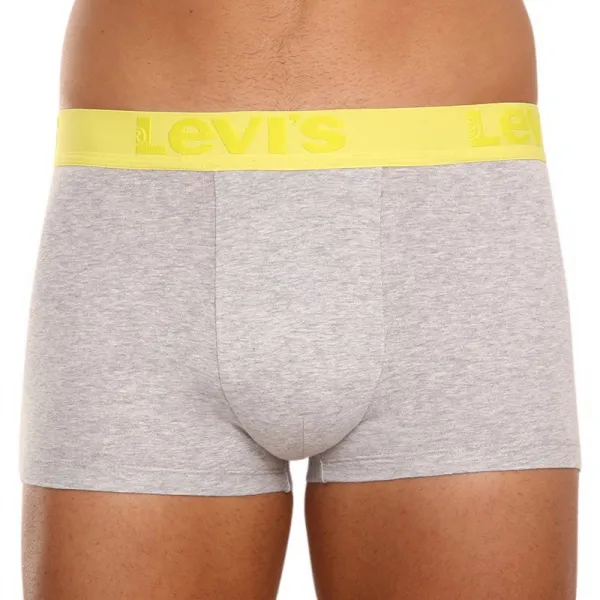 3PACK pánske boxerky Levis sivé (905042001 015) M, trenky