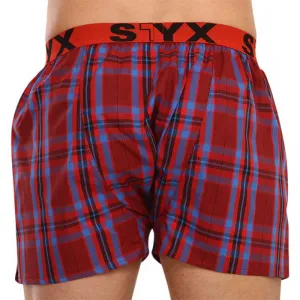 Pánske trenky Styx športová guma viacfarebné (B916) L, trenírky