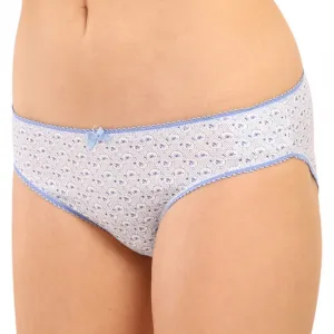 3PACK dámske nohavičky Molvy modré (3MD-792-KEU) M