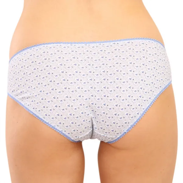3PACK dámske nohavičky Molvy modré (3MD-792-KEU) M