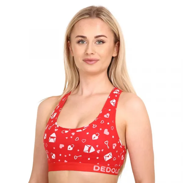 Veselá dámska podprsenka Dedoles Ľúbostné listy (D-W-UN-B-C-C-1319) S