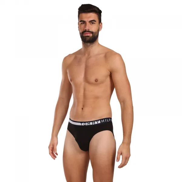 3PACK pánske slipy Tommy Hilfiger čierné (UM0UM01227 0R9) M