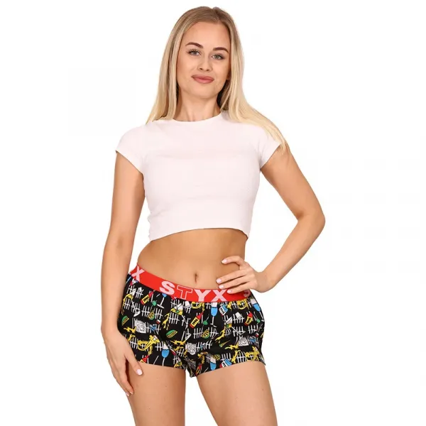 Dámske trenky Styx art športová guma párty (T1251) M, trenírky